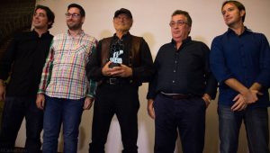 Organización del Almería Western Film Festival en la entrega del premio "Tabernas de Cine" a Terrence Hill. Fotografia de Carlos Freire
