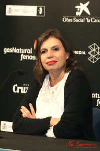 Agustina Chiarino, productora de "Benzinho". Fotografía de Mai Serrano.
