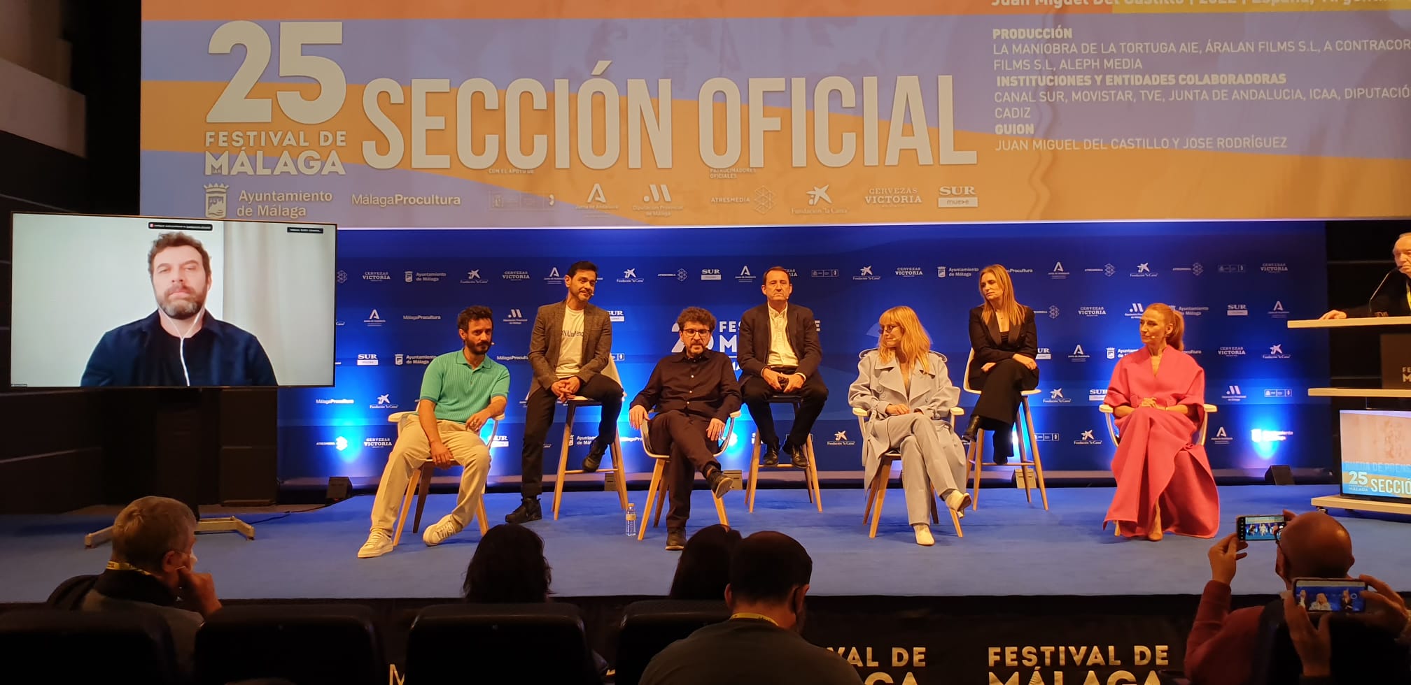 Rueda de prensa "La maniobra de la tortuga" - 25 Festival de Cine Español de Málaga