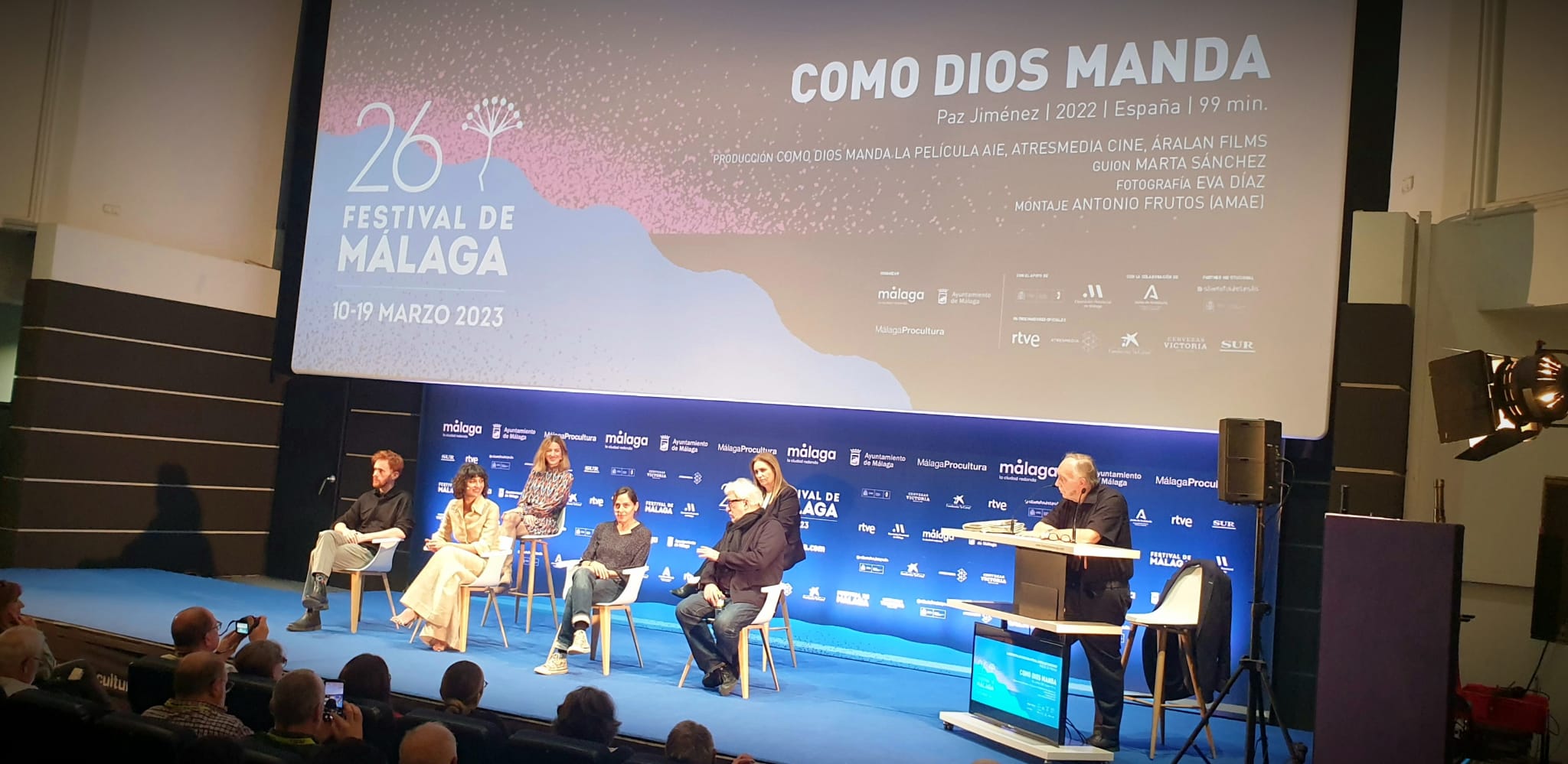 Rueda de prensa «Como Dios manda» – 26 Festival de Cine Español de Málaga