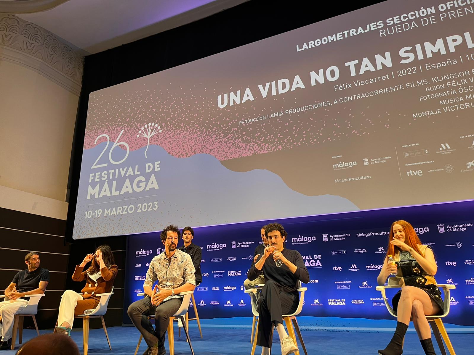 Rueda de prensa «Una vida no tan simple» – Festival de Cine de Málaga